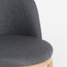 Chaise rembourrée de cuisine fauteuil de salon Lizak 