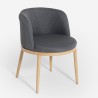 Chaise rembourrée de cuisine fauteuil de salon Lizak Modèle