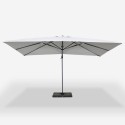Verstelbare, draaibare zweefparasol van 3x4 m Jungle Dark Kortingen
