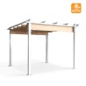 Aluminium pergola tuinpaviljoen voor buiten 3x3 m Firenze UV Moon Karakteristieken