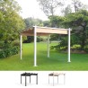 Aluminium pergola tuinpaviljoen voor buiten 3x3 m Firenze UV Moon Korting