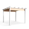 Aluminium pergola tuinpaviljoen voor buiten 3x3 m Firenze UV Moon Catalogus