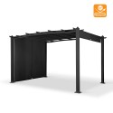Rechthoekig aluminium tuinpaviljoen voor buiten 3x4 m Barbados  Voorraad
