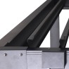 Aluminium pergola 3x4 m met handmatig verstabare lamellen Trinidad Afmetingen