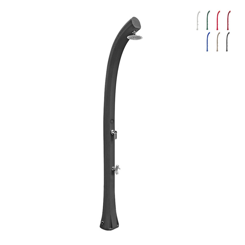 Tuin zonne-douche 26 liter met mengkraan moderne douchekop New Happy 