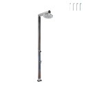 Douche de jardin extérieure pommeau rond mélangeur Quick 