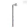 Douche de jardin extérieure pommeau rond mélangeur Quick 