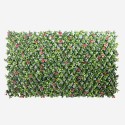 Kunstmatige tuinhaag met uitschuifbaar traliewerk 200x100 cm Salix Aanbieding