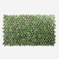Kunstmatige tuinhaag met uitschuifbaar traliewerk 200x100 cm Salix Aanbieding