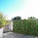 Kunstmatige tuinhaag met uitschuifbaar traliewerk 200x100 cm Salix Verkoop