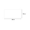 Haie de jardin artificielle en treillis extensible 200x100cm Laurus Remises