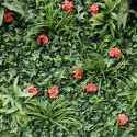 Kunstmatige altijdgroene haag 100x100 cm met 3D effect planten Lemox Korting
