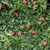 Kunstmatige altijdgroene haag 100x100 cm met 3D effect planten Lemox Korting