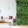 Kunstmatige altijdgroene haag 100x100 cm met 3D effect planten Lemox Aanbod