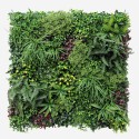 Realistische kunsthaag 100x100 cm met 3D planten Ilex Aanbieding