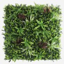 Kunsthaag 100x100 cm met realistische 3D planten Briux Aanbieding