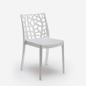 Tuinset 6 stoelen 150x90cm buitentafel wit Sunrise Light 
