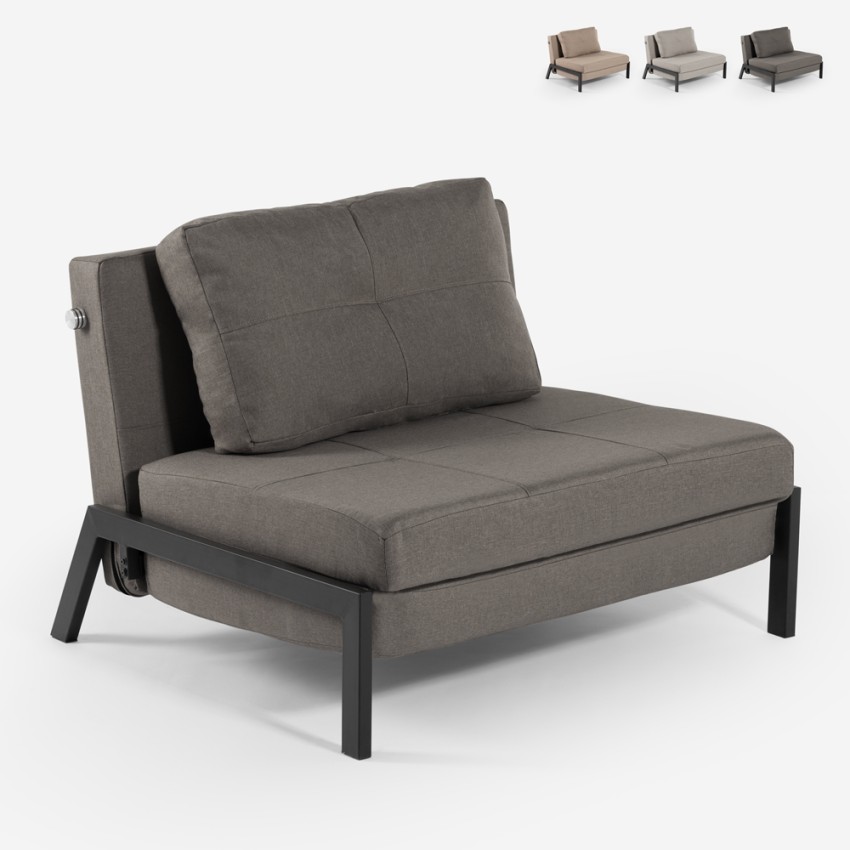 Fauteuil-lit en tissu pliable salon bureau Selene Promotion Fauteuil-lit en tissu pliable salon bureau Selene Promotion