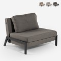 Fauteuil-lit en tissu pliable salon bureau Selene Promotion