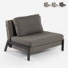 Fauteuil-lit en tissu pliable salon bureau Selene Promotion