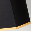 Lampe de bureau élégante en marbre blanc avec abat-jour noir Atlas Réductions