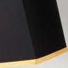 Lampe de bureau élégante en marbre blanc avec abat-jour noir Atlas Réductions