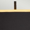 Lampe de bureau élégante en marbre blanc avec abat-jour noir Atlas Catalogue