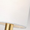 Applique murale 2 abat-jours tissu blanc style classique Brianna2 Achat