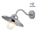 Vintage metalen buitenwandlamp met sensor Klampenborg voor tuin Kortingen