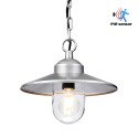 Industriële metalen hanglamp voor buiten Klampenborg8 Korting