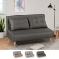 Canapé-lit 2 places style scandinave en tissu Elettra Promotion
