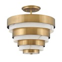 Moderne plafondlamp wit goud Echelon Aanbieding