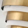 Plafondlamp moderne witte gouden design Echelon Aanbod