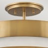 Plafondlamp moderne witte gouden design Echelon Kortingen