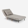 Set stoffen 2-zits slaapbank en opklapbare fauteuil in Scandinavische stijl Sienna Model