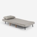Set stoffen 2-zits slaapbank en opklapbare fauteuil in Scandinavische stijl Sienna Karakteristieken