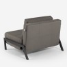 Opklapbare fauteuil en 2-zits stoffen slaapbank Elysee 