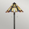 Lampe de sol style classique Tiffany avec abat-jour coloré Inglenook Vente