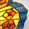 Lampe de table de bureau en verre Tiffany coloré papillon Obutterfly Remises
