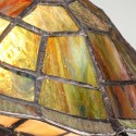 Lampe de table tortue style Tiffany abat-jour coloré Sawback Remises