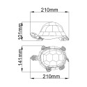 Lampe de table tortue style Tiffany abat-jour coloré Sawback Réductions