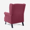 Moderne verstelbare stoffen relaxfauteuil Ethron Class Afmetingen
