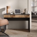 Bureau moderne gain de place avec tiroir 110x50x76cm Liam Caractéristiques
