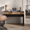 Bureau moderne gain de place avec tiroir 110x50x76cm Liam Caractéristiques