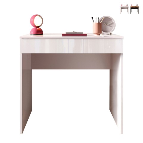 Bureau gain de place 78x50x76cm pour bureau/chambre avec tiroir Kirk Promotion