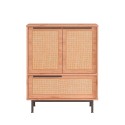 Multifunctionele houten kast met 3 deuren 75x36x90 cm Thaon Afmetingen