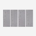 4 x Panneau insonorisant acoustique effet marbre blanc 120x60cm Tabb-M Promotion