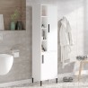 Kolomkast witte badkamer 2 deuren met planken 45x36x184cm Femmy Aanbieding