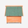 Houten hondenhok voor buiten klein formaat 72x76x73 cm Buddy Korting