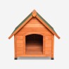Houten hondenhok middelgroot voor buitenhuis 85x101x85 cm Linus Aanbod